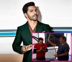SHOCKING! David Dhawan smashes a bottle on Varun Dhawan's head on the sets of Judwaa 2 - watch video