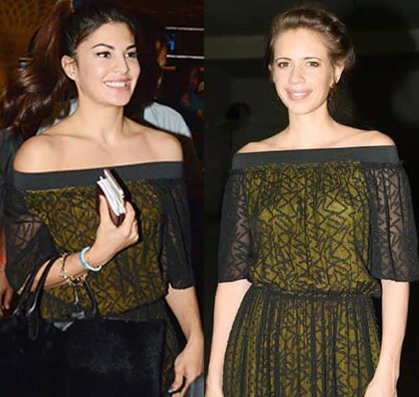 Jacqueline Fernandez wears the same dress which was flaunted by