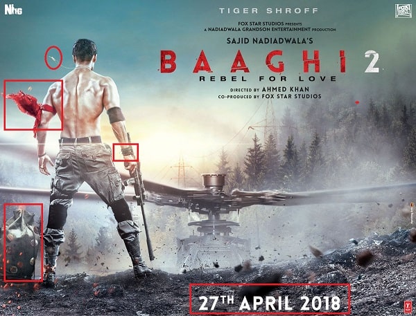 Tiger shroff shoes in clearance baaghi 2