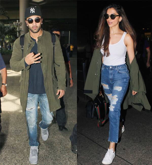 Deepika Padukone & Ranbir Kapoor Have Been Color Coordinating Their Promo  Outfits & Here's Proof!