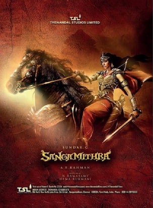 Sangamithra first look: Shruti Haasan's warrior avatar gives tough competition to Anushka Shetty's Devasena look from Baahubali