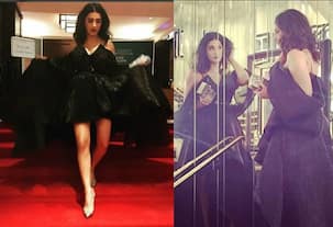 Cannes 2017: Shruti Haasan steps out in a sexy black gown and she is a sight to behold - view pics