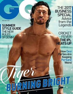 Tiger Shroff sets temperatures soaring with his shirtless act on the cover of a magazine