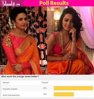 Fans loved Divyanka Tripathi in the orange saree more than Anita Hassanandani