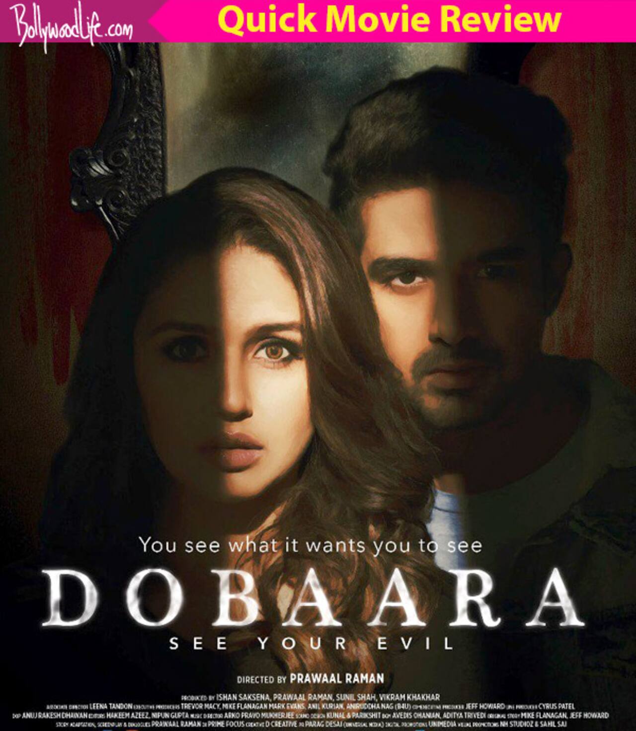 Dobaara Quick Movie Review: Huma Qureshi and Saqib Saleem's film is taking its own sweet time to build the tension