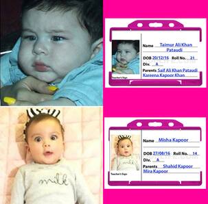 School time! Here's how Taimur Ali Khan, Misha Kapoor, AbRam Khan's ID cards would look like