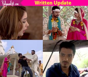 Kumkum Bhagya 26th June 2017 Written Update Of Full Episode: Abhi beats up the goon at the temple while Tanu awaits Abhigya's death