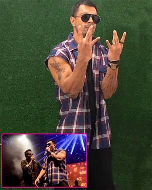 Karan Singh Grover makes the crowd go crazy as he raps with Mika Singh - watch video