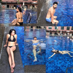 Bigg Boss 10's Mona Lisa is turning up the heat in a black bikini - view pic