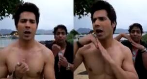 Varun Dhawan goes shirtless to promote Swapnil Joshi's film - watch video