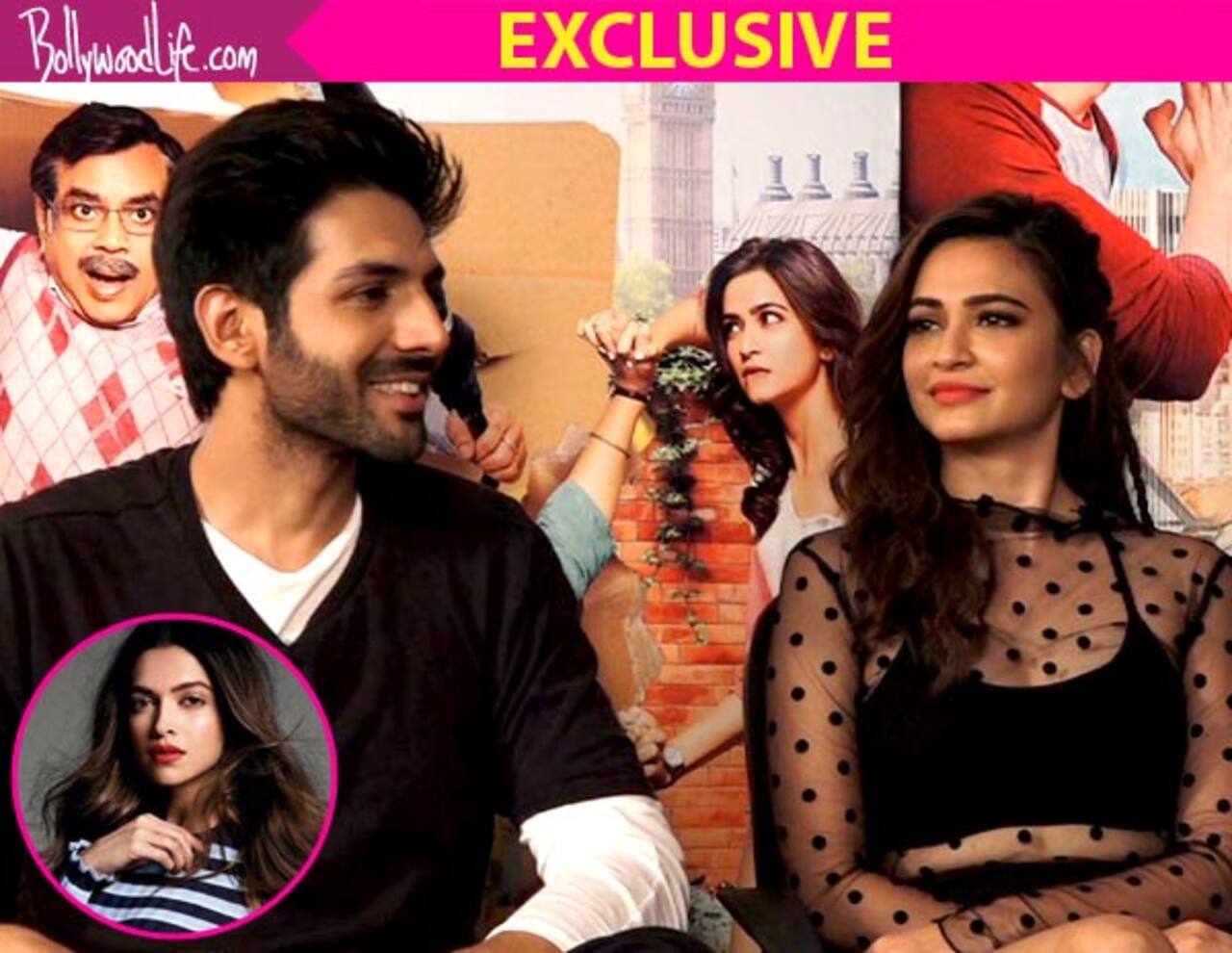 Guest Iin London Actors Kartik Aaryan And Kriti Kharbanda Want To Gatecrash Deepika Padukone And 4760