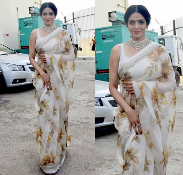 Sridevi in a Sabyasachi saree