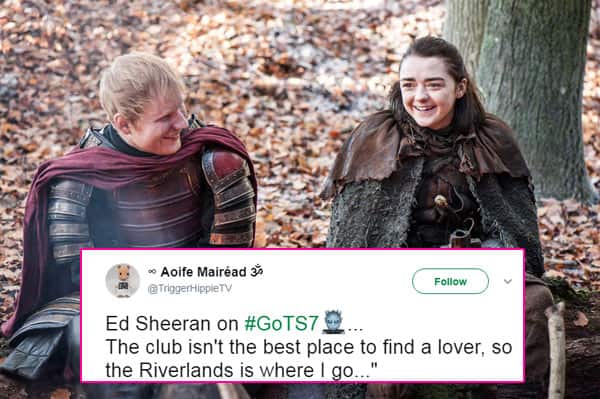 Game of Thrones season 7's first episode is out and Twitter is tripping on Arya  Stark and Ed Sheeran - Bollywood News & Gossip, Movie Reviews, Trailers &  Videos at 