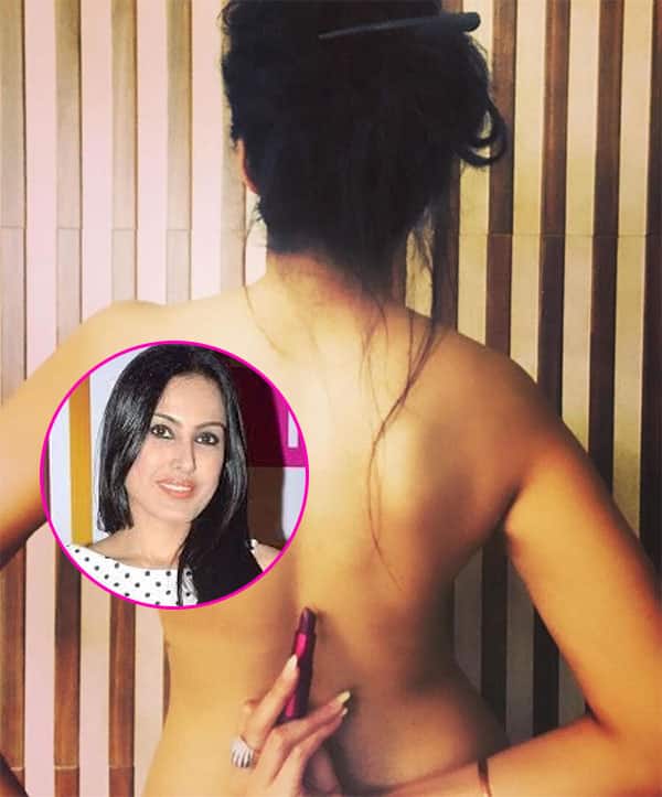 Kamya Punjabi Goes Topless To Complete Ekta Kapoors Lipstick Under My