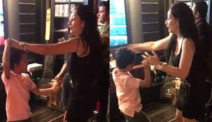 Maanyata grooves to Despacito with her son Shahraan but where is Sanjay Dutt? Watch video