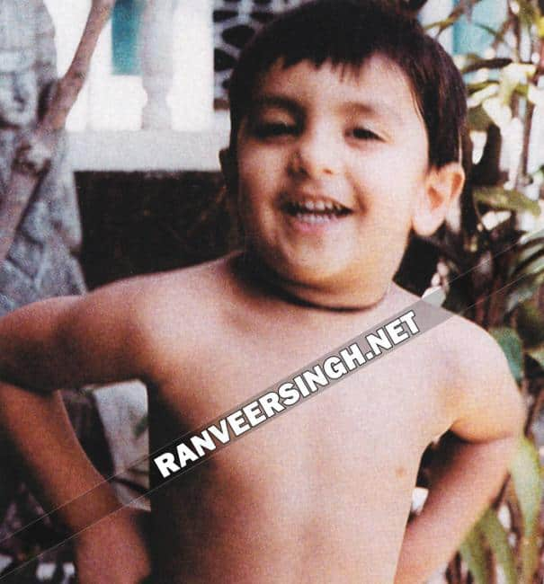 Childhood Photos Of Ranveer Singh