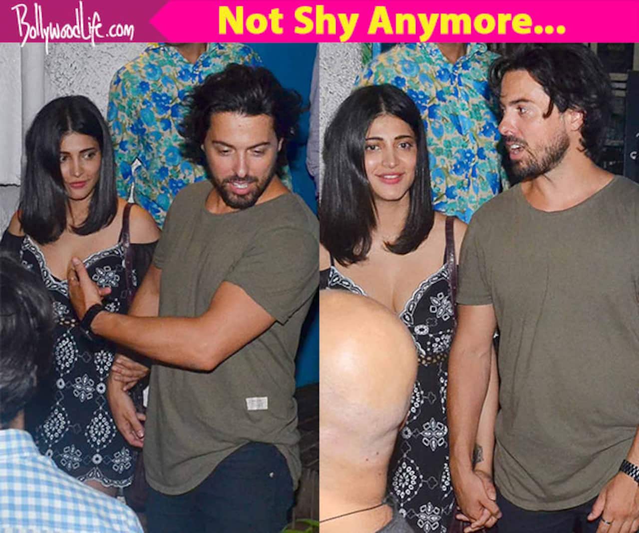 These pictures of Shruti Haasan and boyfriend Michael Corsale walking hand - in - hand scream 'It's Official' - view HQ pics