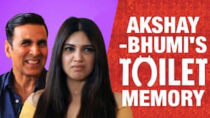 Akshay Kumar narrates a funny TOILET episode, while Bhumi Pednekar shares a horror story - Watch EXCLUSIVE interview