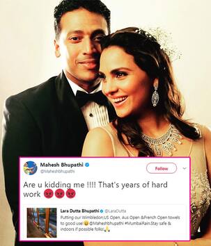When Mumbai rains cost Mahesh Bhupathi his years of hard work, thanks to Lara Dutta