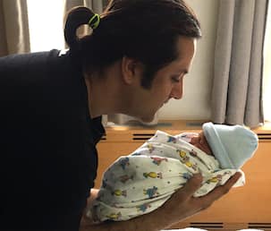 Fardeen Khan shares the FIRST pic of his newborn son Azarius and it's beyond cute!