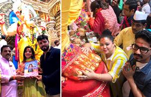 Mona Lisa and Bharti Singh are star attractions at Lalbaugcha Raja Ganpati - view pics!