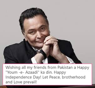 Rishi Kapoor wishes Pakistan 'Happy Independence Day' and Twitter FREAKS out