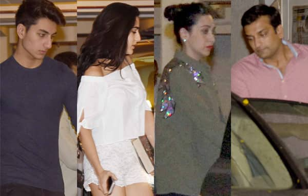 Sara Ali Khan, Ibrahim Ali Khan, Karisma Kapoor, Sandeep Toshniwaal ...