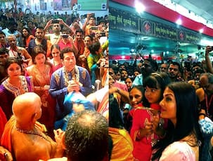 Aishwarya Rai Bachchan whisks away daughter Aaradhya for Ganpati Darshan in the city - view pics