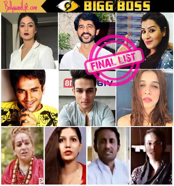 Bigg Boss 11 final contestant list: Hina Khan, Benafsha Soonwalla, Hiten Tejwani CONFIRMED to be on Khan's show | Bollywood Life