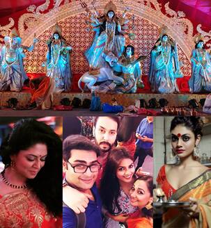 Durga Puja 2017: Kavita Kaushik, Devoleena Bhattacharjee, Sayantani Ghosh soak in the puja spirit