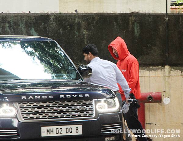 Ranbir Kapoor Gets Clicked Outside A Dubbing Studio In A Red Bandhej Kurta