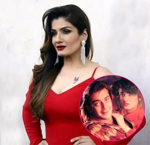 Raveena Tandon's this throwback pic with Sanjay Dutt will take you back to the 90's