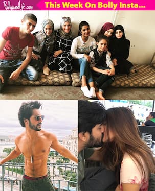 Riya Sen's liplock selfie with hubby Shivam Tewari, Varun Dhawan gets trolled AGAIN! - Here's who made it to Bolly Insta this week