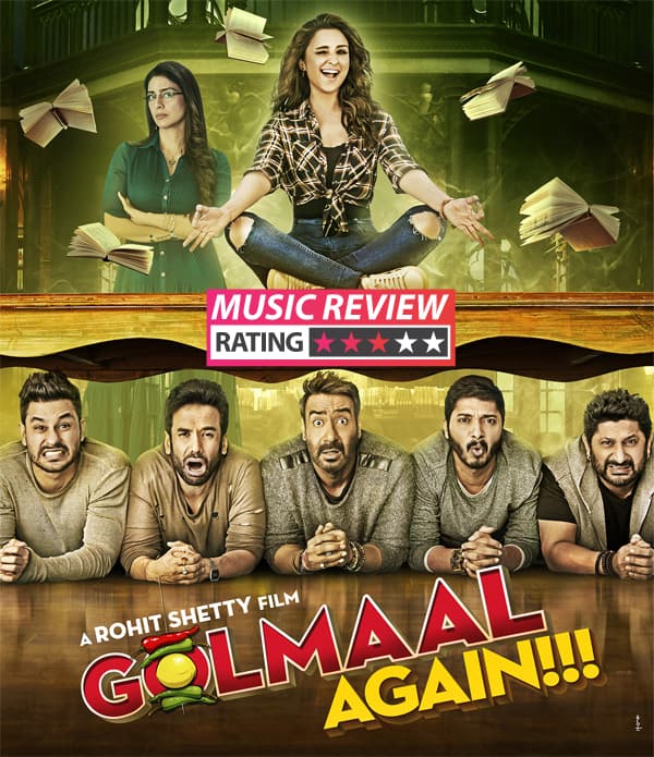 Golmaal Again music review: The songs in Ajay Devgn's horror-comedy live up to the festive fun of the movie - Bollywood News & Gossip, Movie Reviews, Trailers & Videos at Golmaal Again music review: The songs in Ajay Devgn's horror-comedy live up to the festive fun of the movie - Bollywood News & Gossip, Movie Reviews, Trailers & Videos at