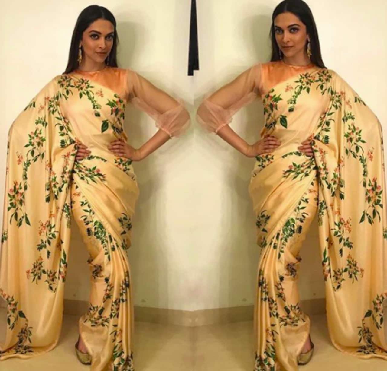 Finally! Deepika Padukone brings back her saree love for Padmavati promotions and we can't thank her enough - view pic