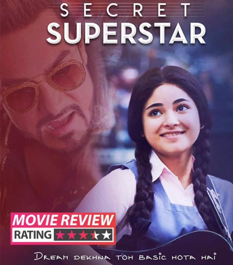 Secret Superstar movie review: Aamir Khan and Zaira Wasim are excellent in this thought-provoking but entertaining drama