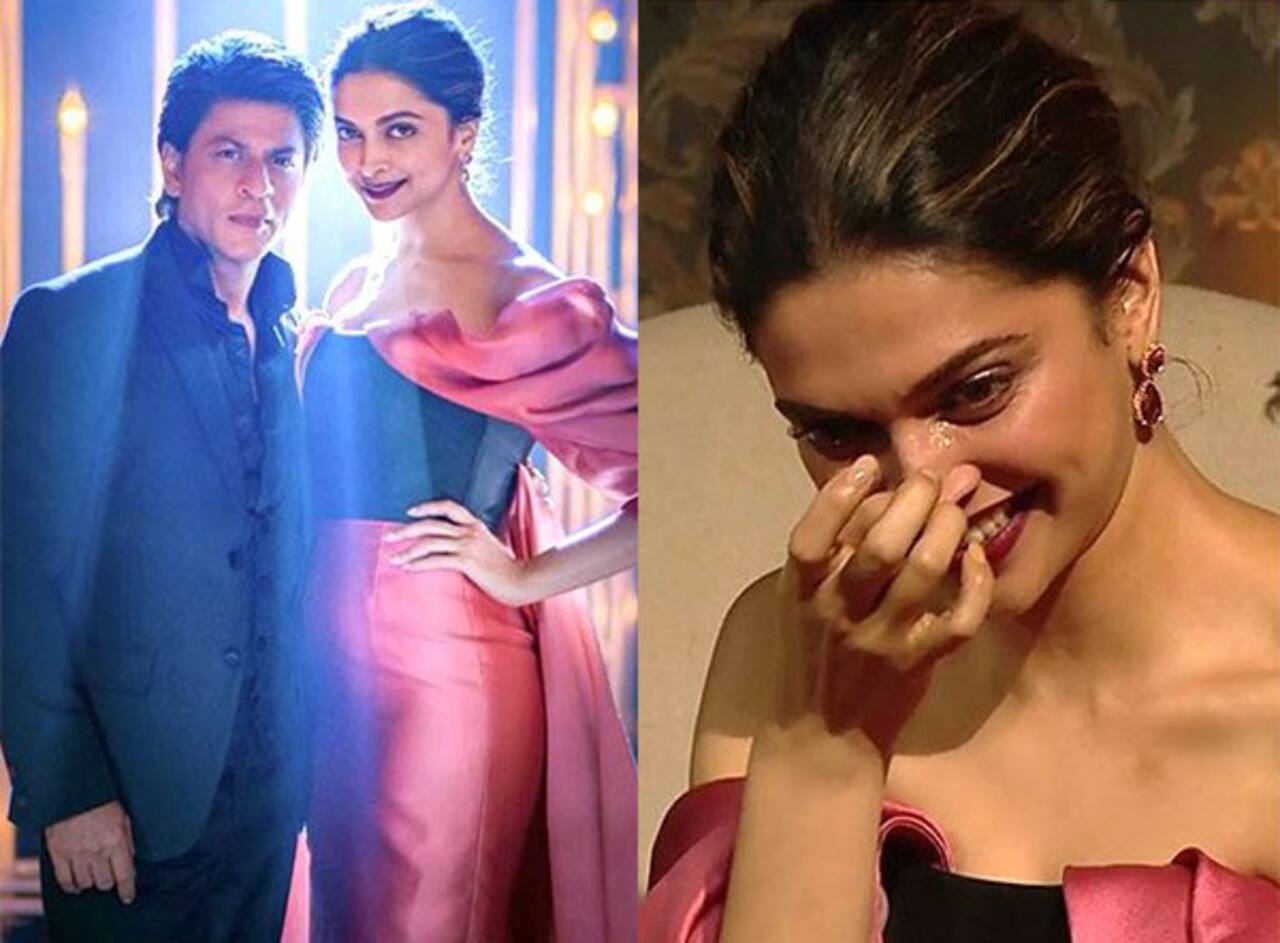 What made Deepika Padukone CRY before Shah Rukh Khan? View pic