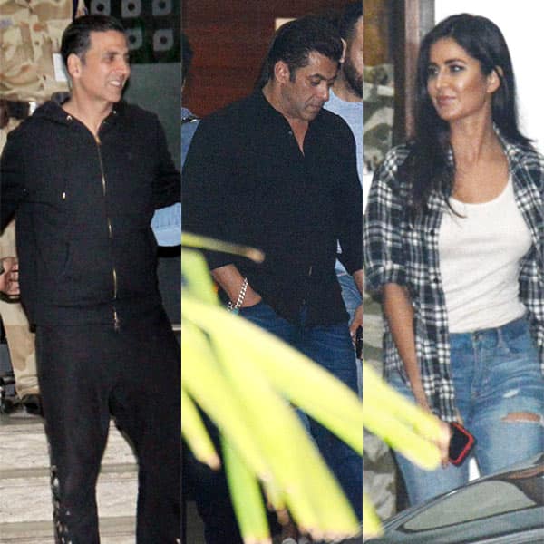 While Akshay Kumar And Katrina Kaif Couldn T Stop Smiling Salman Khan Looked Grumpy As They