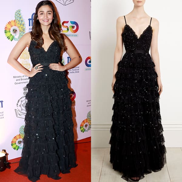 Alia Bhatt's ravishing black gown at the International Film Festival of ...