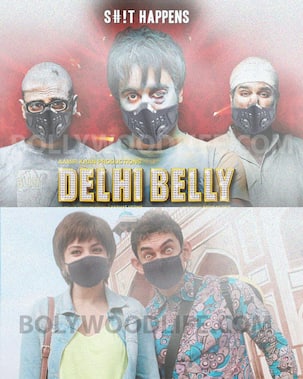 From Delhi Belly to PK: Here are posters of five Bollywood films, with the twist of Delhi Smog
