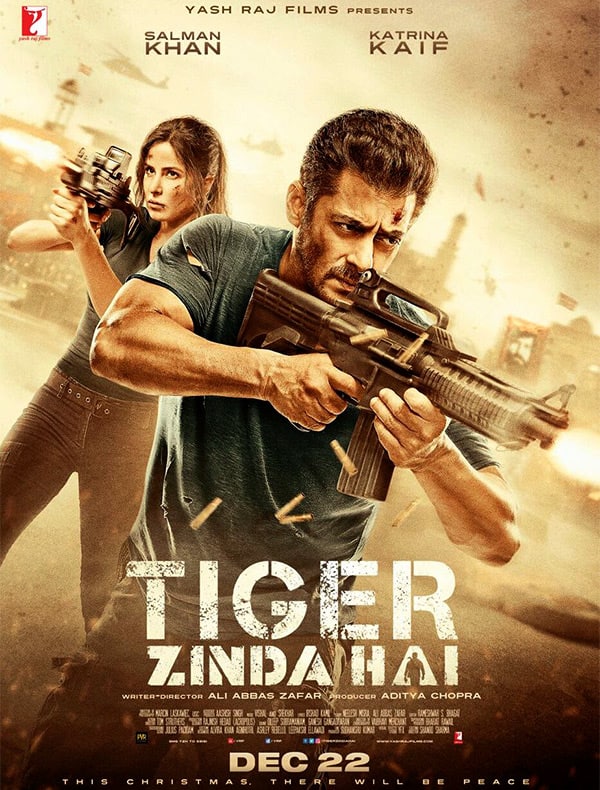 Tiger Zinda Hai new poster Gun toting Salman Khan and Katrina Kaif are