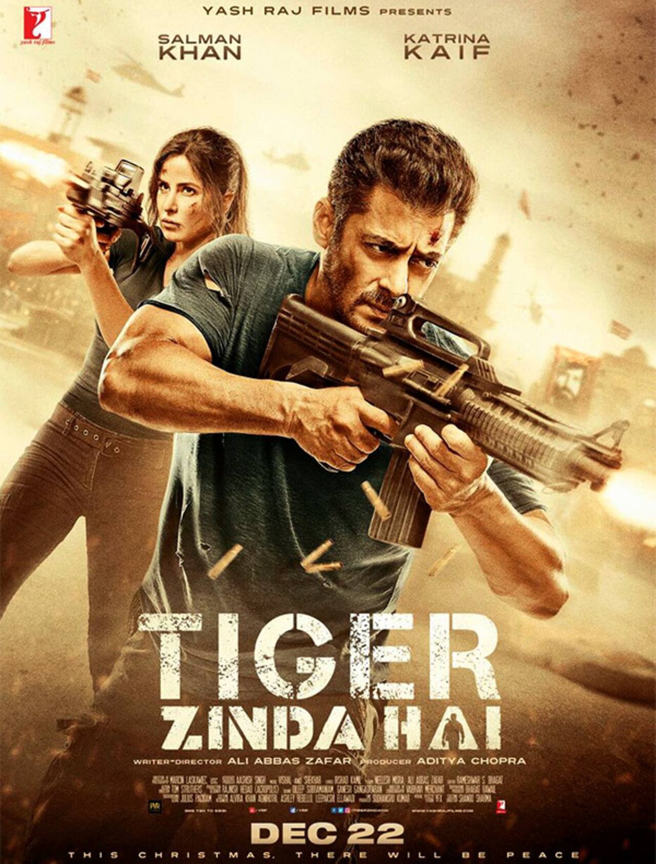 Tiger Zinda Hai new poster: Gun toting Salman Khan and Katrina Kaif are