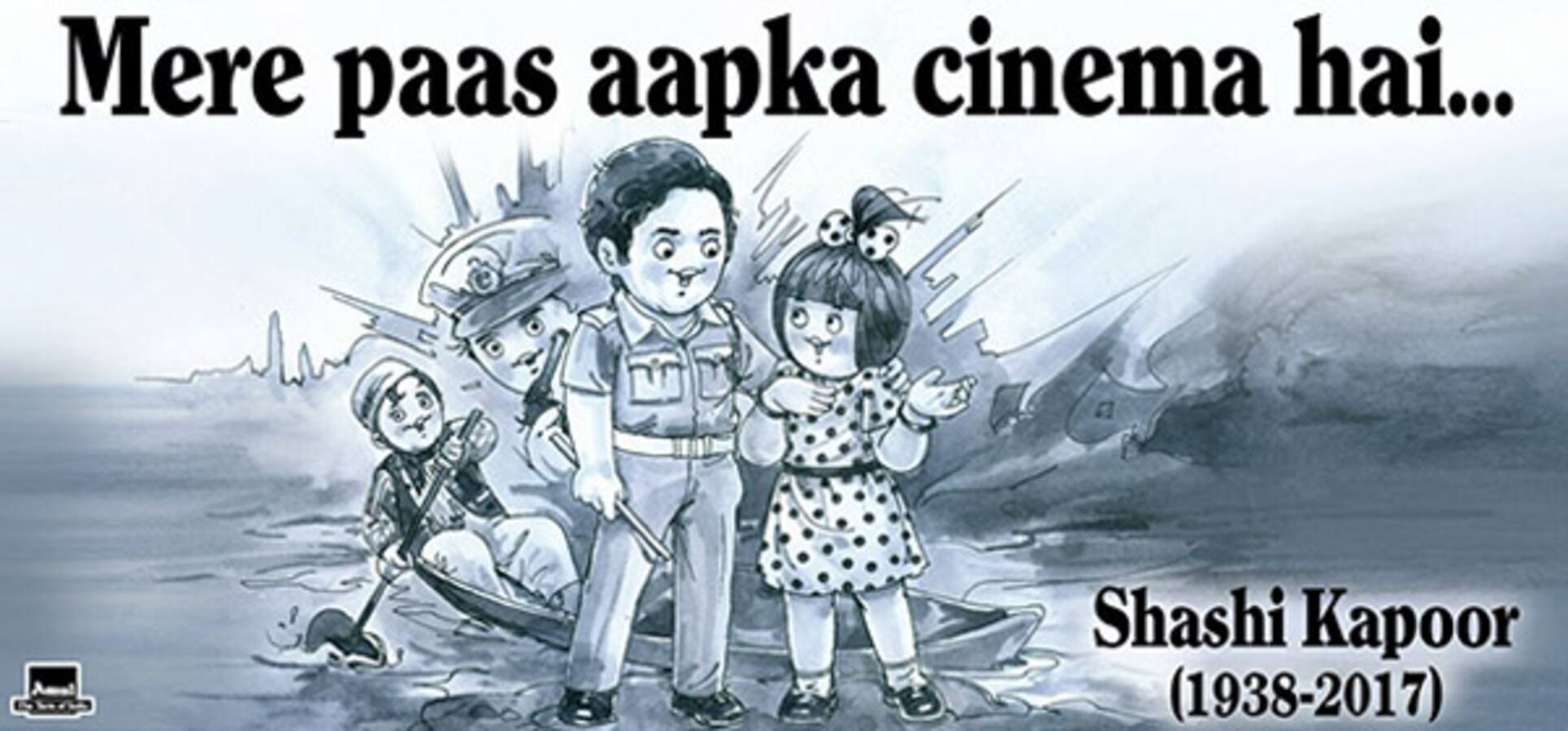 Shashi Kapoor passes away: Amul pays a tribute to the actor with their latest topical - view pic - Bollywood News & Gossip, Movie Reviews, Trailers & Videos at Shashi Kapoor passes away: Amul pays a tribute to the actor with their latest topical - view pic - Bollywood News & Gossip, Movie Reviews, Trailers & Videos at