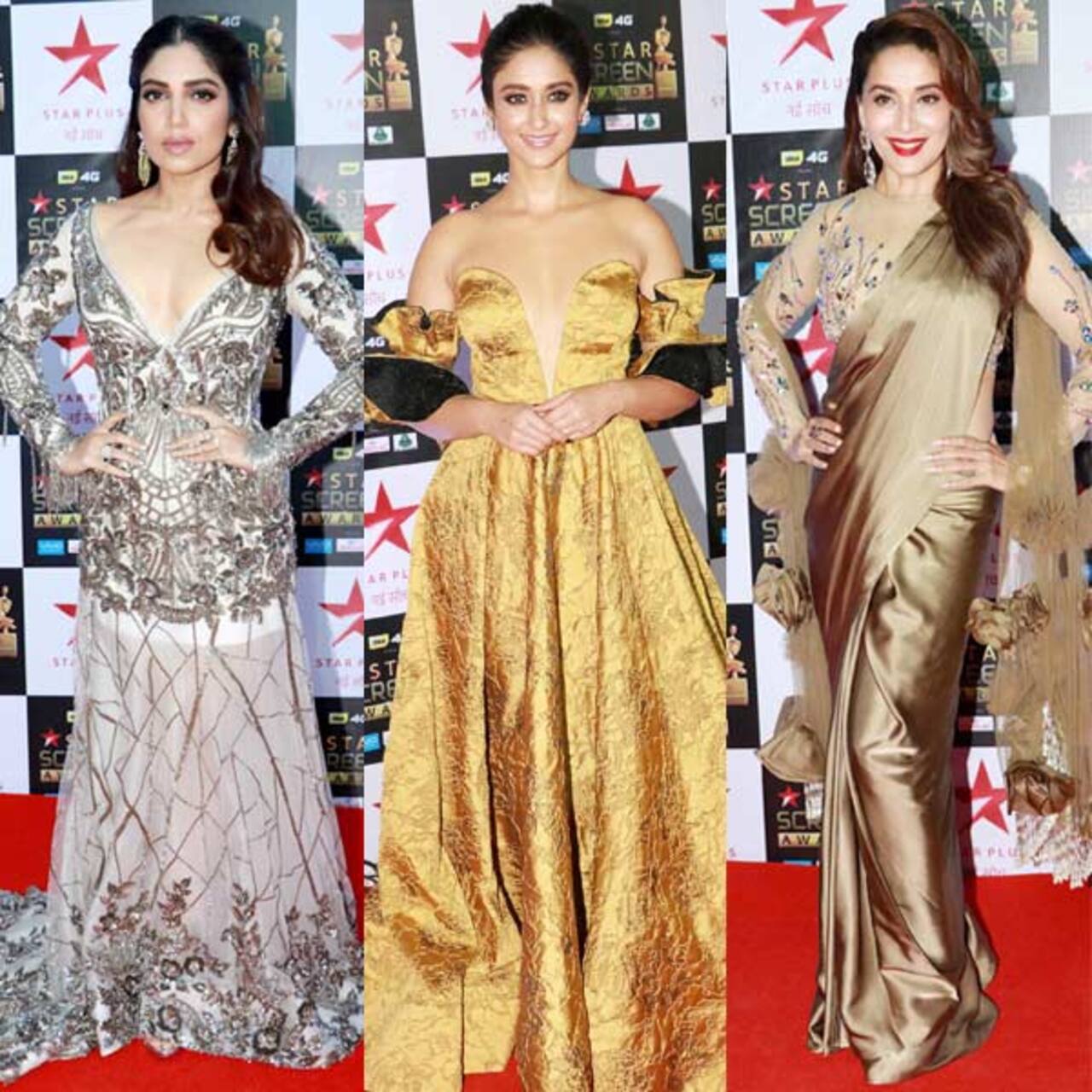 Star Screen Awards 2018: Madhuri Dixit, Bhumi Pednekar, Ileana D'Cruz's ...