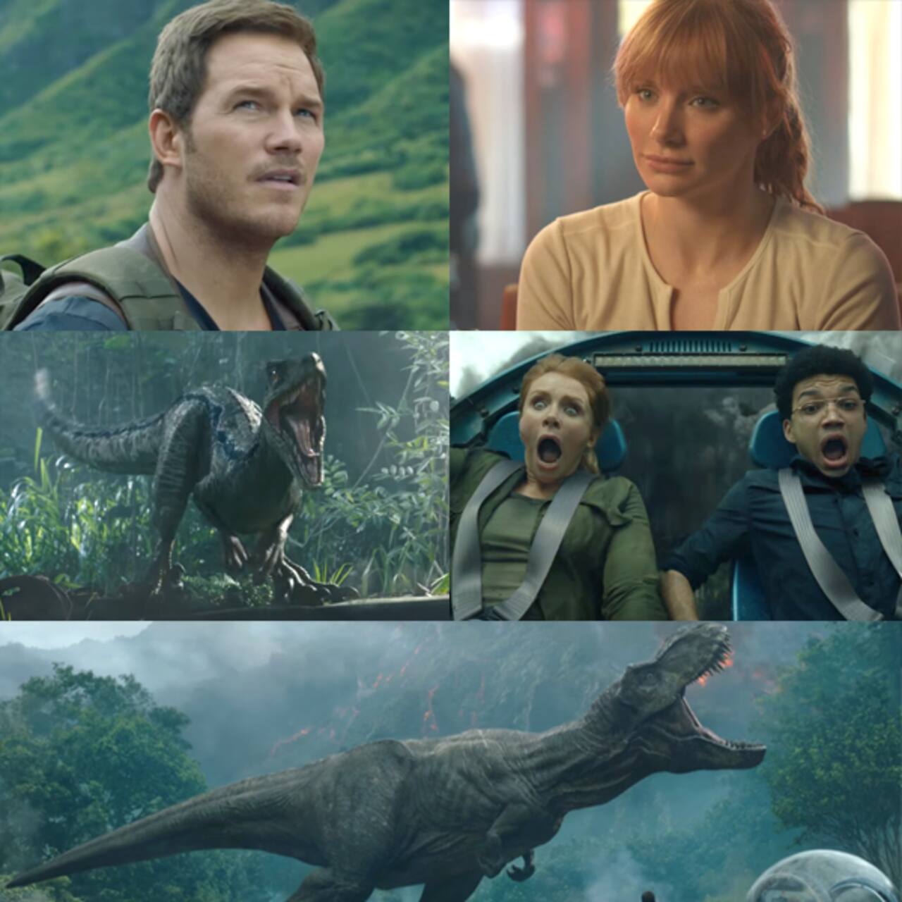 Jurassic World Fallen Kingdom Trailer Will Chris Pratt Be Able To Save The Dinosaurs From