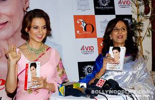 Kangana Ranaut's pastel pink saree at Shobhaa De's book launch will make you wish it was yours - view HQ pics