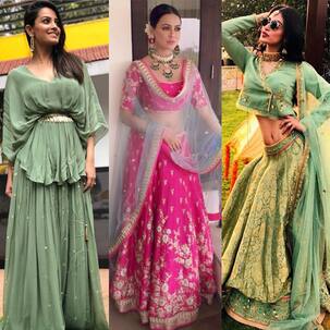 Mouni Roy, Anita Hassanandani and Sana Khan give you a crash course on wedding fashion - view pics!