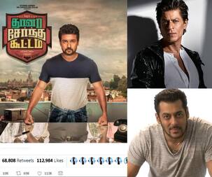 Suriya dethrones Shah Rukh Khan, Salman Khan to become the actor with the Golden Tweet of 2017