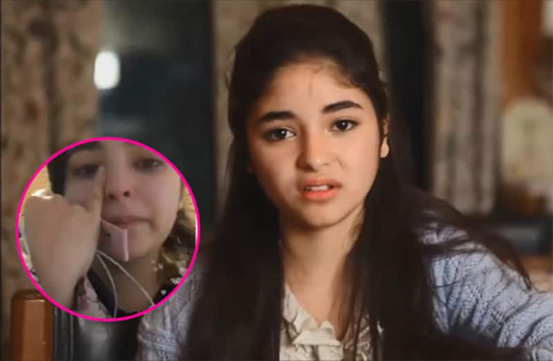 Zaira Wasim gets harassed by a middle-aged man in a flight, breaks down while talking about it