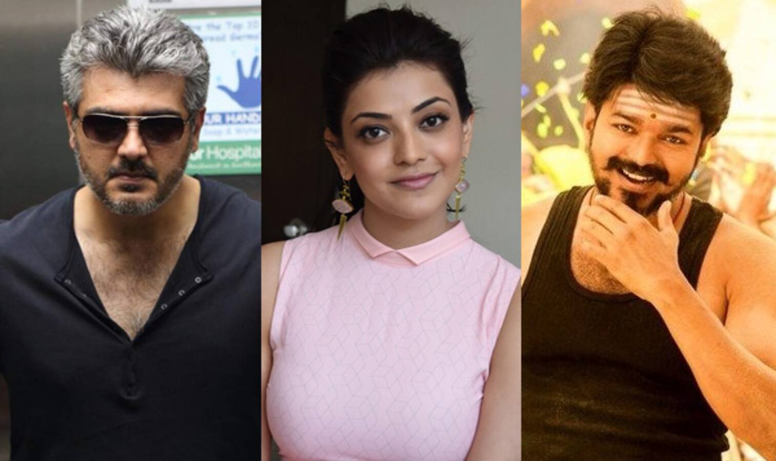 Kajal Aggarwal remembers working with Ajith and Vijay in Vivegam and Mersal